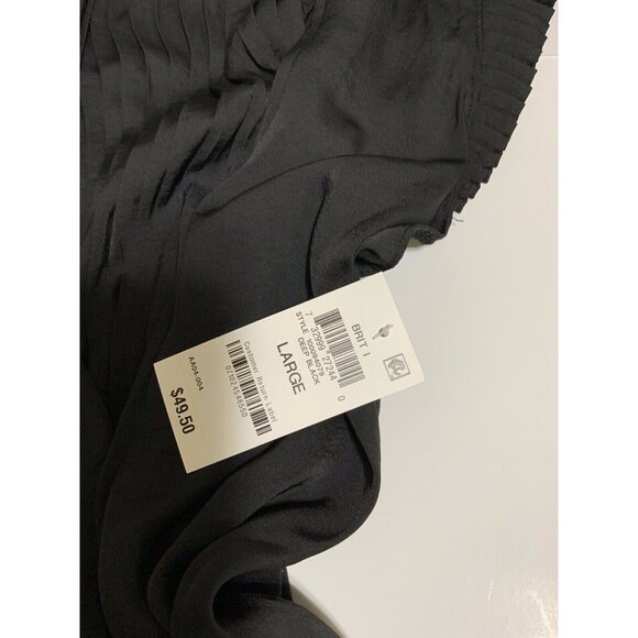 T-shirt Women and grils INC womens tops size lLarge Color Black - Picture 5 of 6